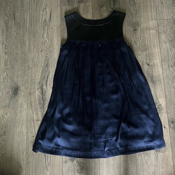 Miss Me Navy and Black Sleeveless Trapeze Women's Dress Size Medium - Picture 5 of 7